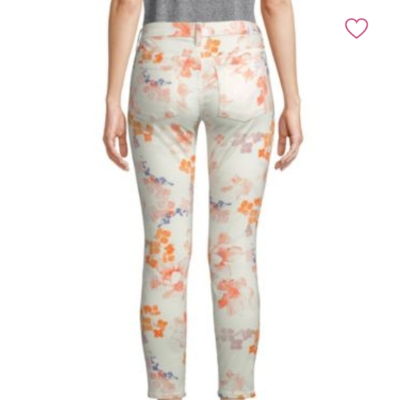 NWT 7 for all mankind floral jeans - Picture 5 of 7